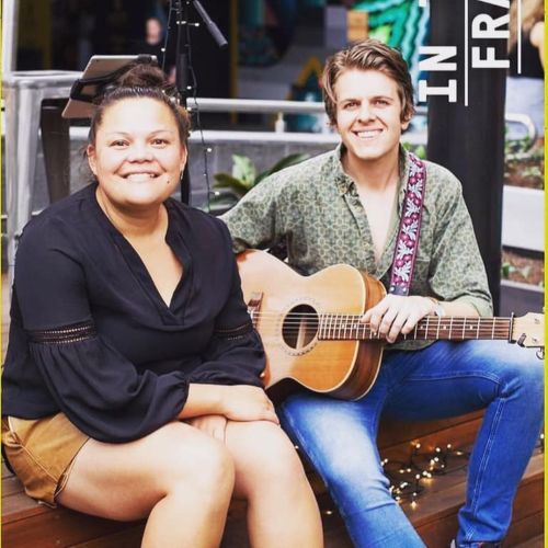 Gerda Duo performing live in Newcastle