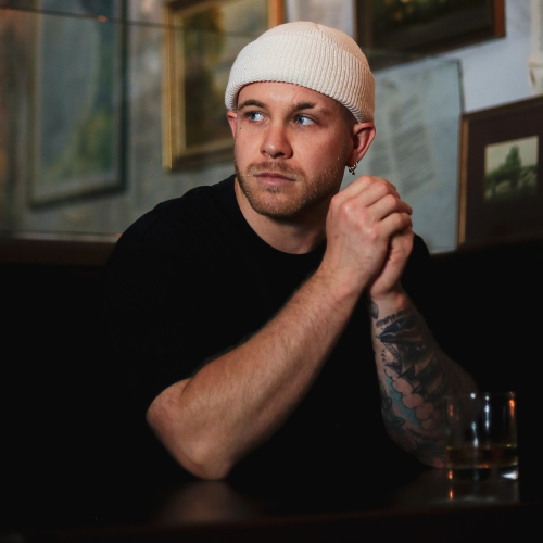 Nate James performing live in Newcastle