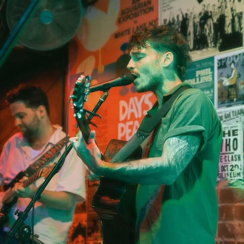 Phoenix Pritchard performing live in Newcastle