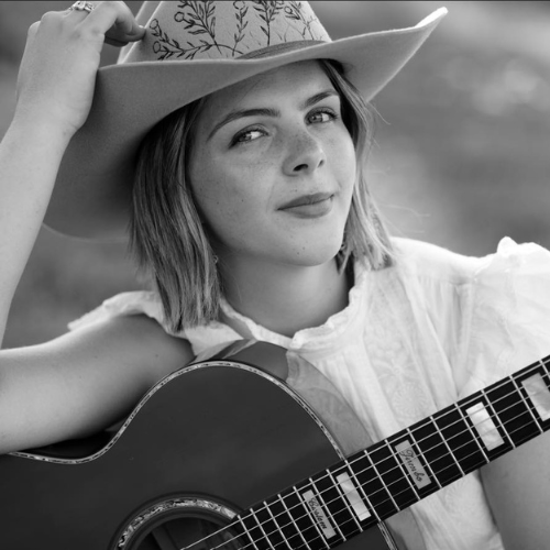 Ruby Holden performing live in Newcastle